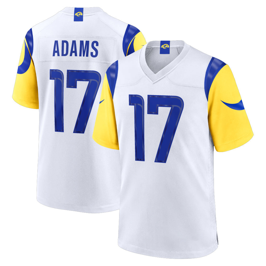 Ndoa LA.Rams #17 Davante Adams Player White Limited Home Game Stitched Jerseys