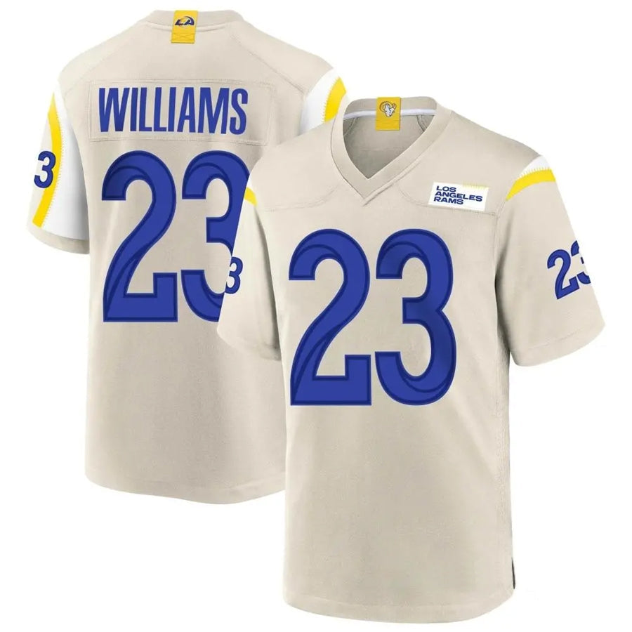 NdoaLA.Rams #23 Kyren Williams Player Bone Replica Game Stitched Jerseys