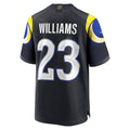 Ndoa LA.Rams #23 Kyren Williams Player Midnight Blue Rivalries Collection Game Stitched Jerseys