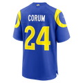 Ndoa LA.Rams #24 Blake Corum Royal Game Stitched Jerseys