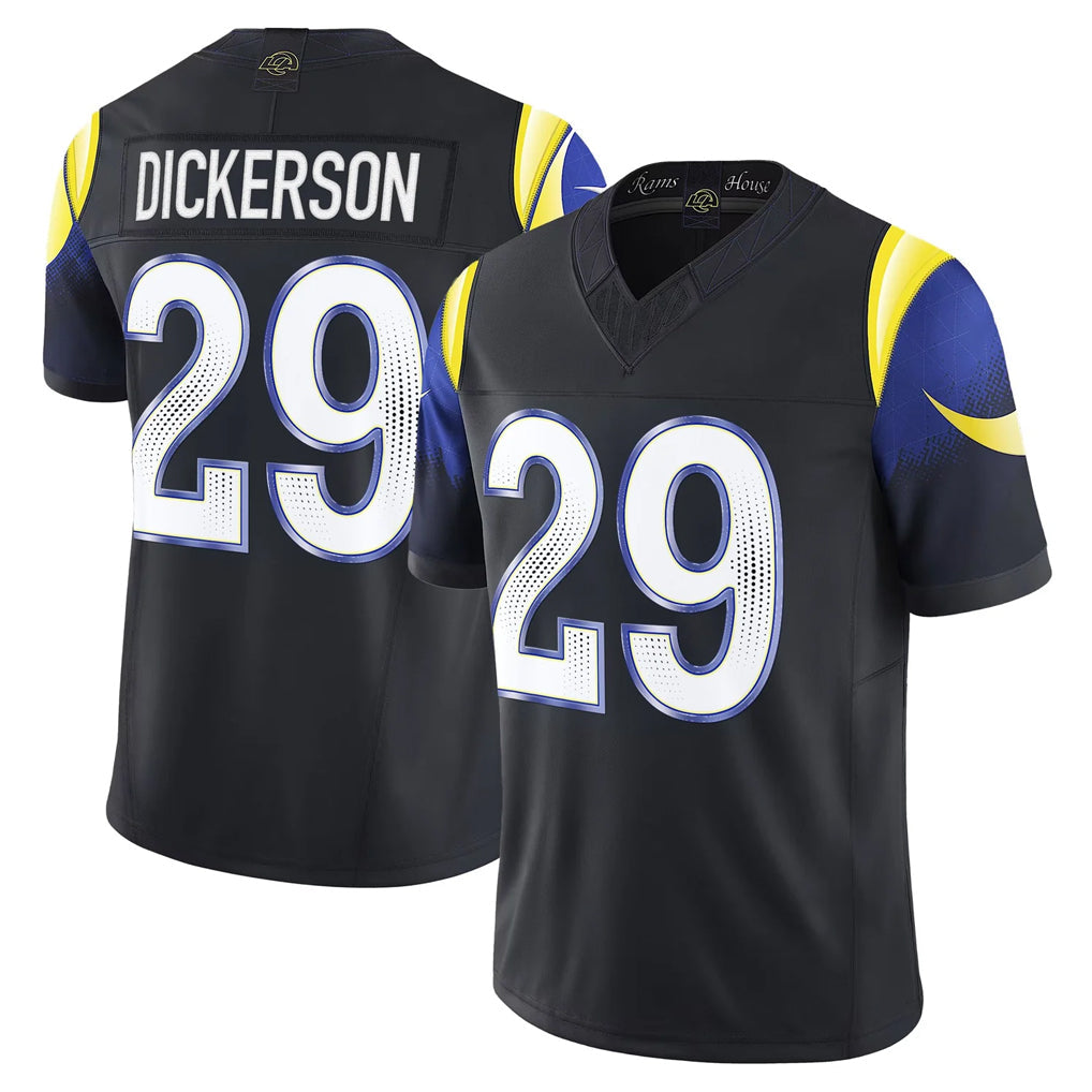 Ndoa LA.Rams #29 Eric Dickerson Player Black Rivalries Vapor Limited Stitched Jerseys