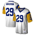 Ndoa LA.Rams #29 Eric Dickerson Player White Mitchell & Ness Legacy Replica Stitched Jerseys