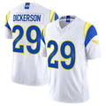 Ndoa LA.Rams #29 Eric Dickerson Player White Rivalries Vapor Limited Home Game Stitched Jerseys