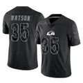 Ndoa LA.Rams #35 Jaylen Watson Player Black Limited Reflective Home Game Stitched Jerseys