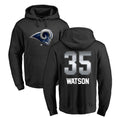 Ndoa LA.Rams #35 Jaylen Watson Player Black Pullover Hoodie Limited Game Stitched Jerseys