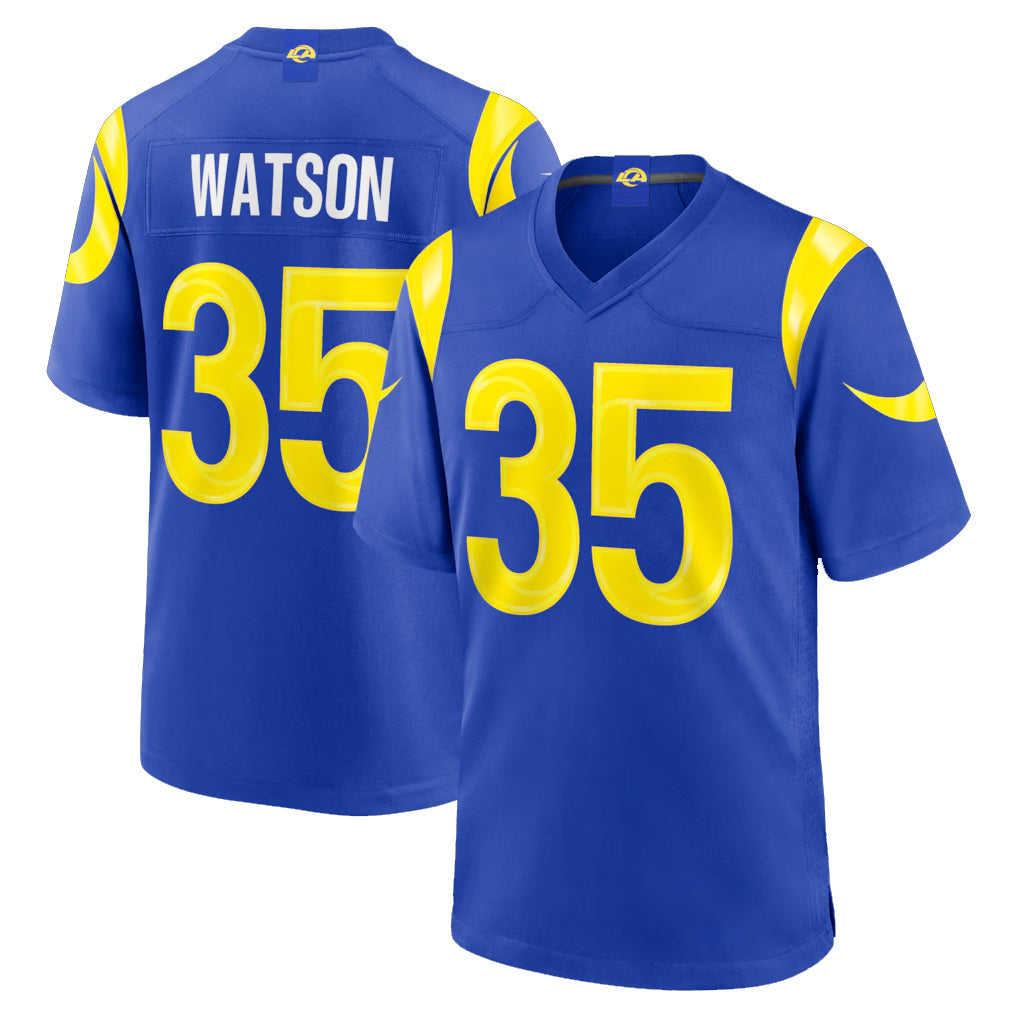 Ndoa LA.Rams #35 Jaylen Watson Player Royal Limited Home Game Stitched Jerseys