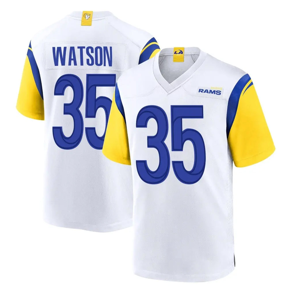 Ndoa LA.Rams #35 Jaylen Watson Player White Home Game Stitched Jerseys