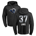 Ndoa LA.Rams #37 Quentin Lake Player Black Pullover Hoodie Limited Game Stitched Jerseys