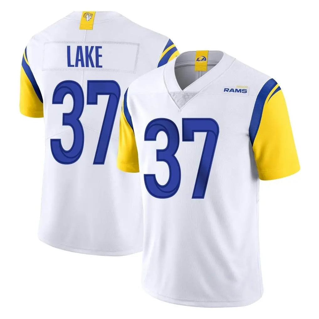 Ndoa LA.Rams #37 Quentin Lake Player White Limited Vapor Untouchable Home Game Stitched Jerseys