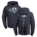 Ndoa LA.Rams #3 Kam Curl Player Navy Pullover Hoodie Limited Game Stitched Jerseys