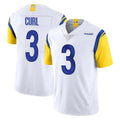 Ndoa LA.Rams #3 Kam Curl Player White Limited Vapor Untouchable Home Game Stitched Jerseys