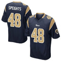 Ndoa LA.Rams #48 Omar Speights Player Navy Home Game Stitched Jerseys