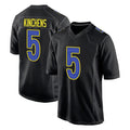 Ndoa LA.Rams #5 Kamren Kinchens Player Black Fashion Limited Home Game Stitched Jerseys