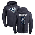 Ndoa LA.Rams #5 Kamren Kinchens Player Navy Pullover Hoodie Limited Game Stitched Jerseys