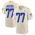 Ndoa LA.Rams #77 Alaric Jackson Player Bone Home Game Stitched Jerseys