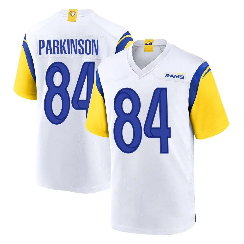 Ndoa LA.Rams #84 Colby Parkinson Player White Home Game Stitched Jerseys