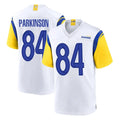 Ndoa LA.Rams #84 Colby Parkinson Player White Home Game Stitched Jerseys
