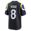 Ndoa LA.Rams #8 Jared Verse Player Midnight Blue Rivalries Collection Game Stitched Jerseys