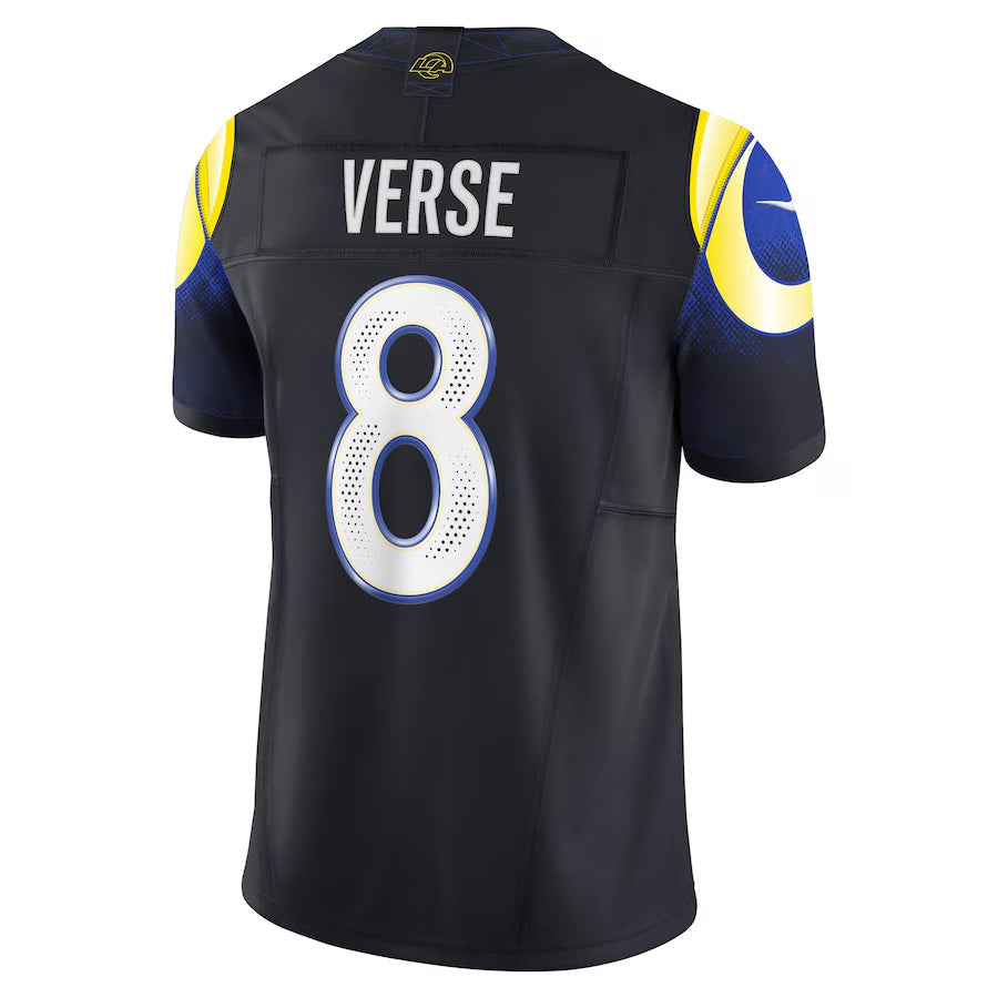Ndoa LA.Rams #8 Jared Verse Player Midnight Blue Rivalries Collection Vapor Limited Stitched Jerseys