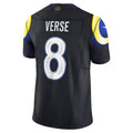 Ndoa LA.Rams #8 Jared Verse Player Midnight Blue Rivalries Collection Vapor Limited Stitched Jerseys