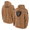Ndoa LV.Raiders Brown Salute to Service Hoodies Limited Game Blank Player Stitched Jerseys