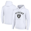 Ndoa LV.Raiders White LOGO Pullover Hoodies Home Game Blank Player Stitched Jerseys