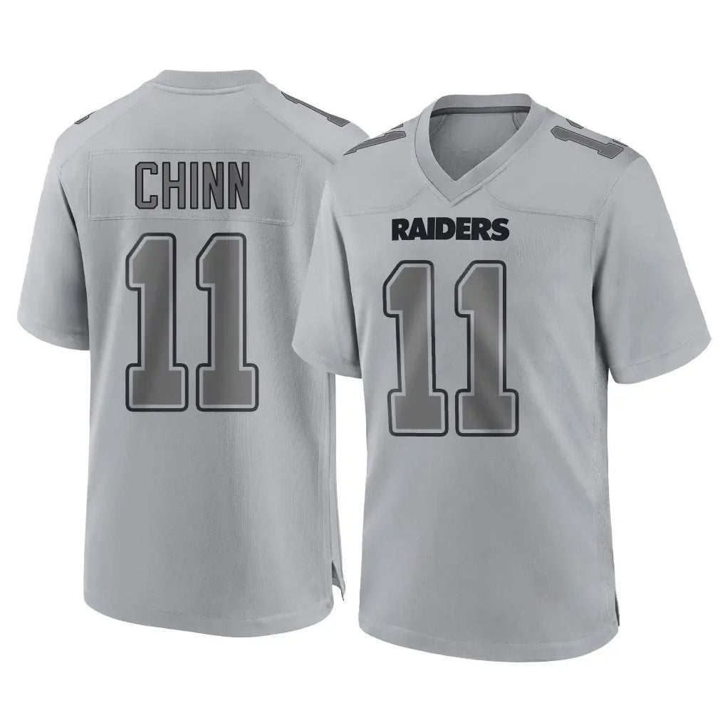 Ndoa LV.Raiders #11 Jeremy Chinn Player Gray Atmosphere Fashion Limited Game Stitched Jerseys