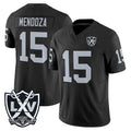Ndoa LV.Raiders #15 Fernando Mendoza Player Black 2026 Vapor Limited Home Game Stitched Jerseys