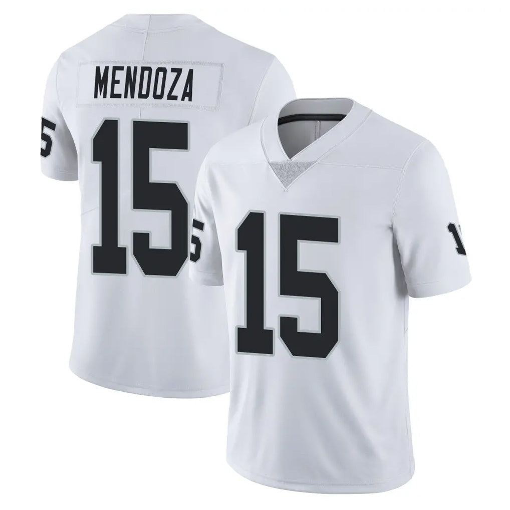 Ndoa LV.Raiders #15 Fernando Mendoza Player White Limited Vapor Untouchable Home Game Stitched Jerseys