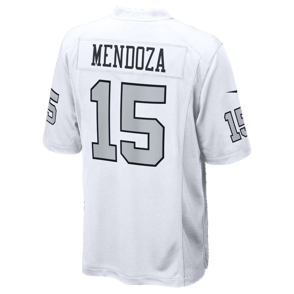 Ndoa LV.Raiders #15 Fernando Mendoza White Alternate Game Player Stitched Jerseys