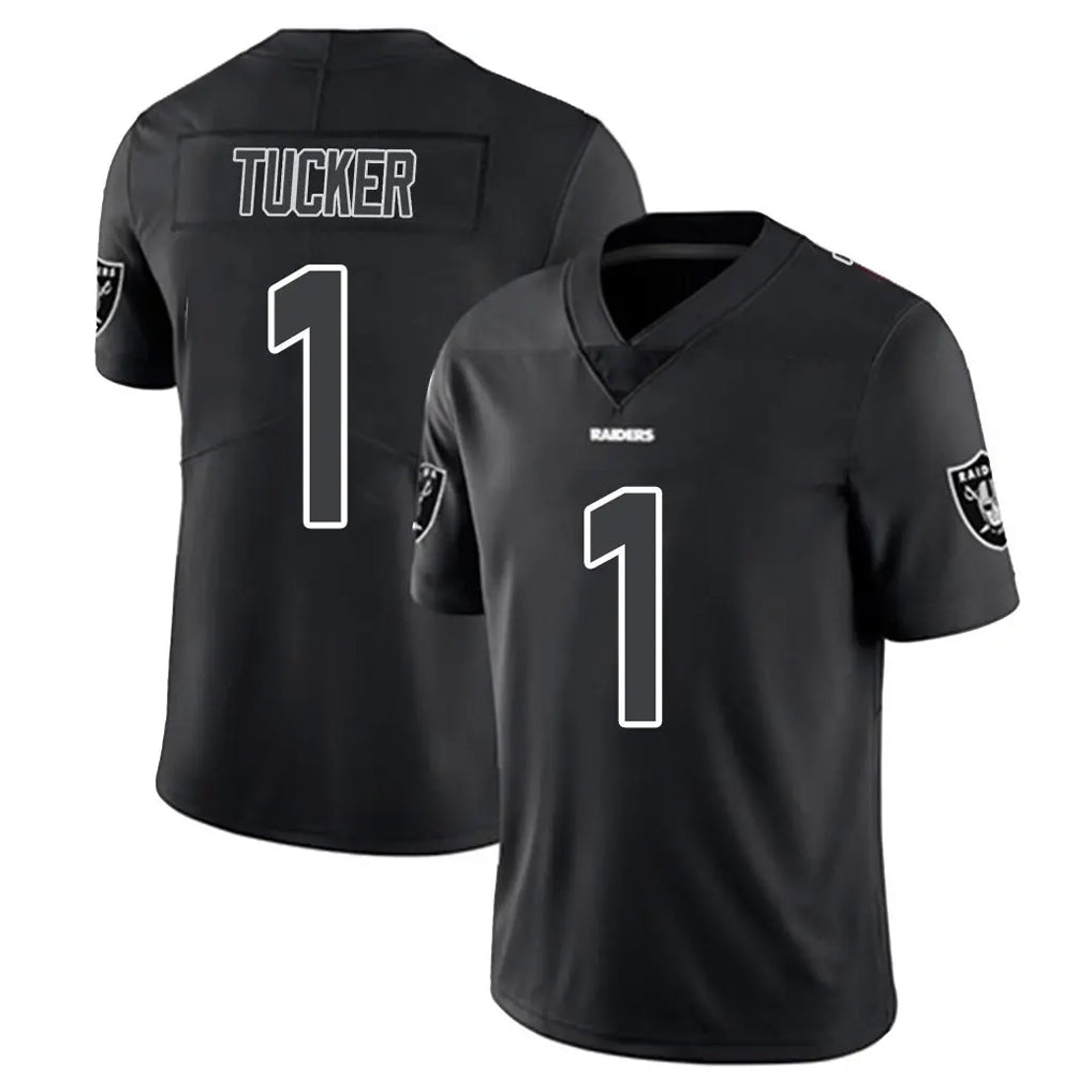 Ndoa LV.Raiders #1 Tre Tucker Player Black Limited Black Impact Home Game Stitched Jerseys