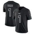 Ndoa LV.Raiders #1 Tre Tucker Player Black Limited Black Impact Home Game Stitched Jerseys