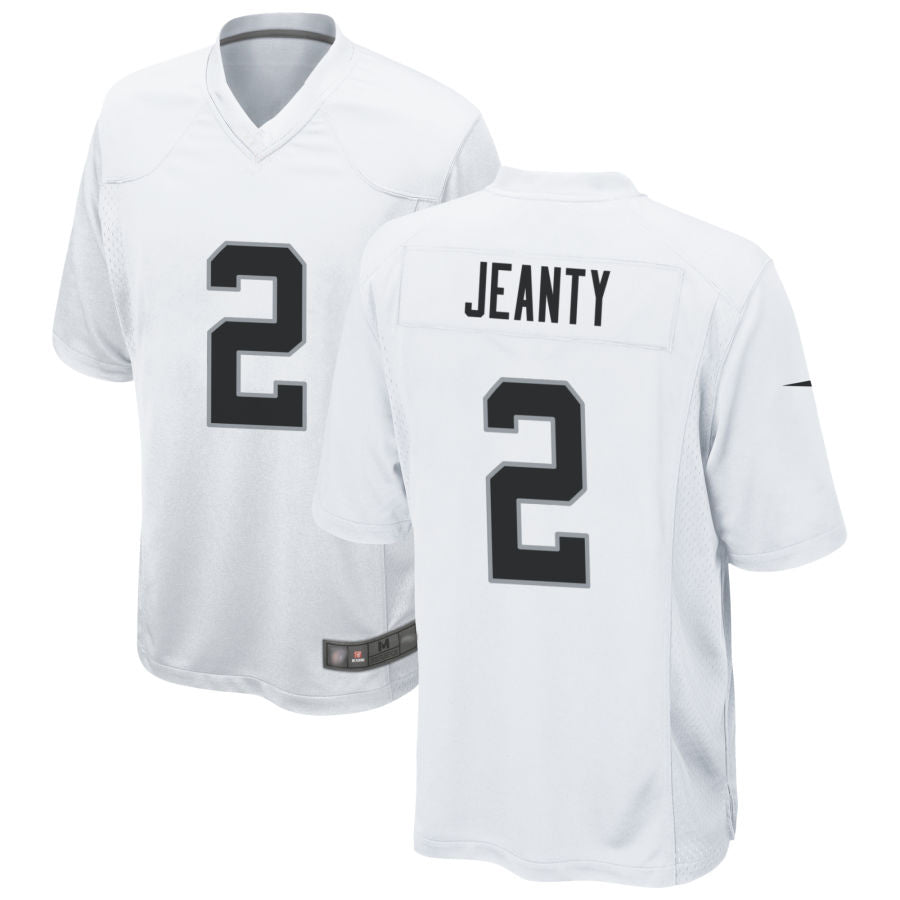 Ndoa LV.Raiders #2 Ashton Jeanty Player White Game Stitched Jerseys