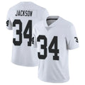 Ndoa LV.Raiders #34 Bo Jackson Player White Vapor Limited Stitched Jerseys