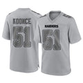 Ndoa LV.Raiders #51 Malcolm Koonce Player Gray Atmosphere Fashion Limited Game Stitched Jerseys