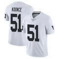 Ndoa LV.Raiders #51 Malcolm Koonce Player White Limited Vapor Untouchable Home Game Stitched Jerseys