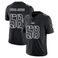 Ndoa LV.Raiders #58 Jackson Powers-Johnson Player Black Limited Black Impact Home Game Stitched Jerseys