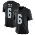 Ndoa LV.Raiders #6 A.J. Cole Player Black Limited Vapor Untouchable Home Game Stitched Jerseys