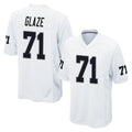 Ndoa LV.Raiders #71 DJ Glaze Player White Home Game Stitched Jerseys