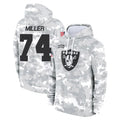 Ndoa LV.Raiders #74 Kolton Miller Player Arctic Camo Salute to Service Hoodies Limited Game Stitched Jerseys