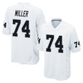 Ndoa LV.Raiders #74 Kolton Miller Player White Home Game Stitched Jerseys