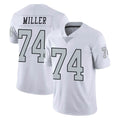 Ndoa LV.Raiders #74 Kolton Miller Player White Limited Color Rush Home Game Stitched Jerseys