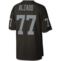 Ndoa LV.Raiders #77 Lyle Alzado Mitchell & Ness Black Legacy Replica Stitched Puhic  Jersey