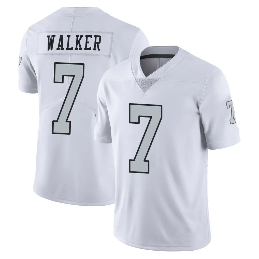Ndoa LV.Raiders #7 Quay Walker Player White Limited Color Rush Home Game Stitched Jerseys