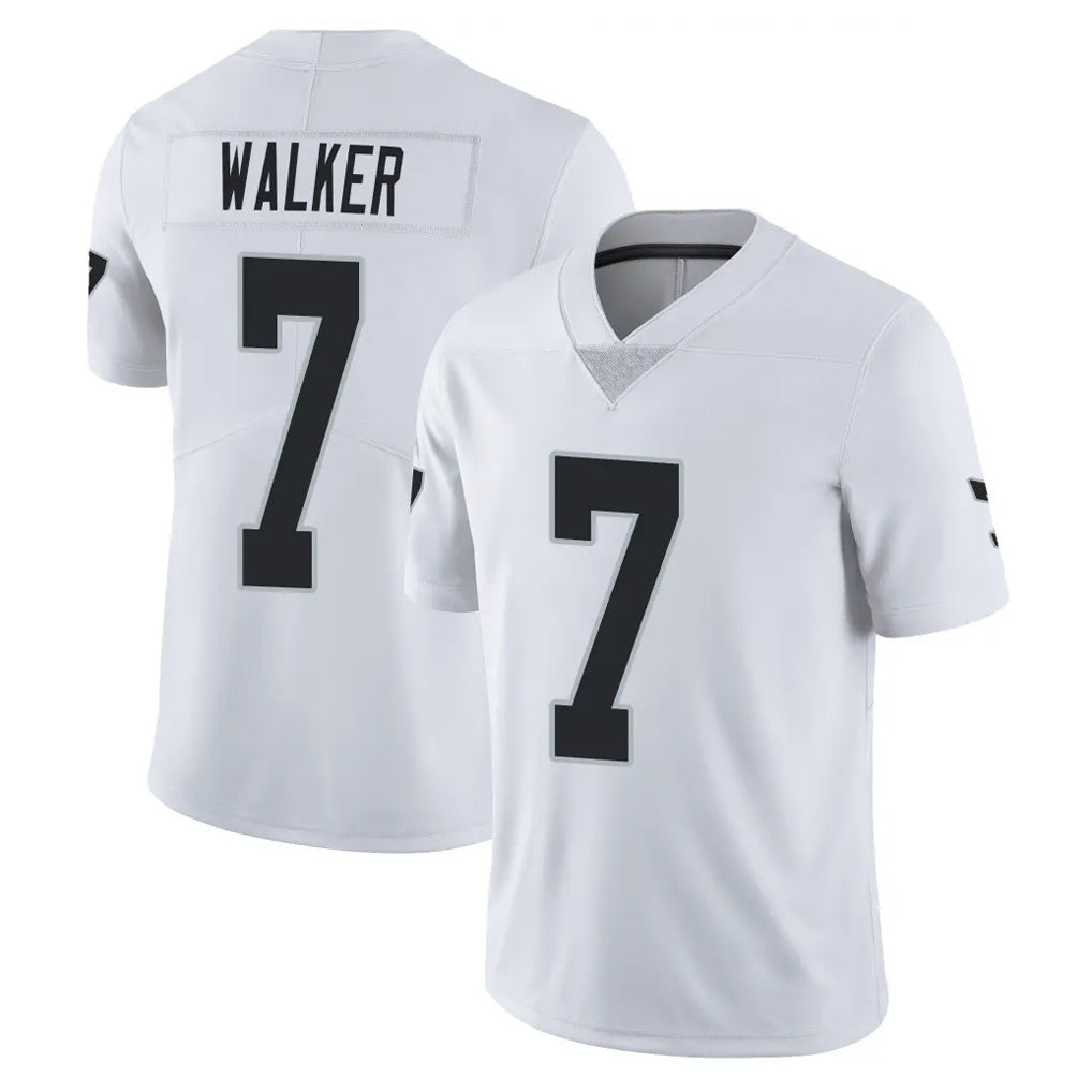 Ndoa LV.Raiders #7 Quay Walker Player White Limited Vapor Untouchable Home Game Stitched Jerseys