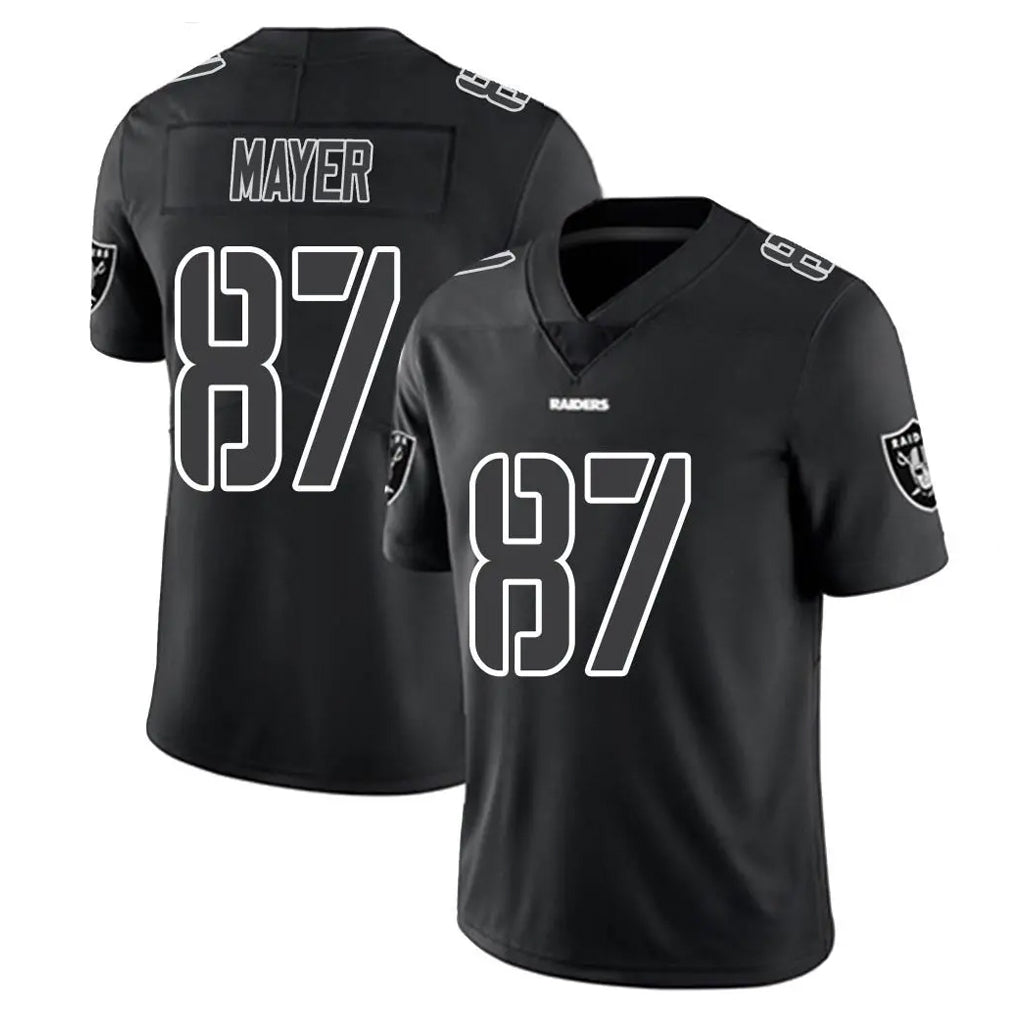 Ndoa LV.Raiders #87 Michael Mayer Player Black Limited Black Impact Home Game Stitched Jerseys