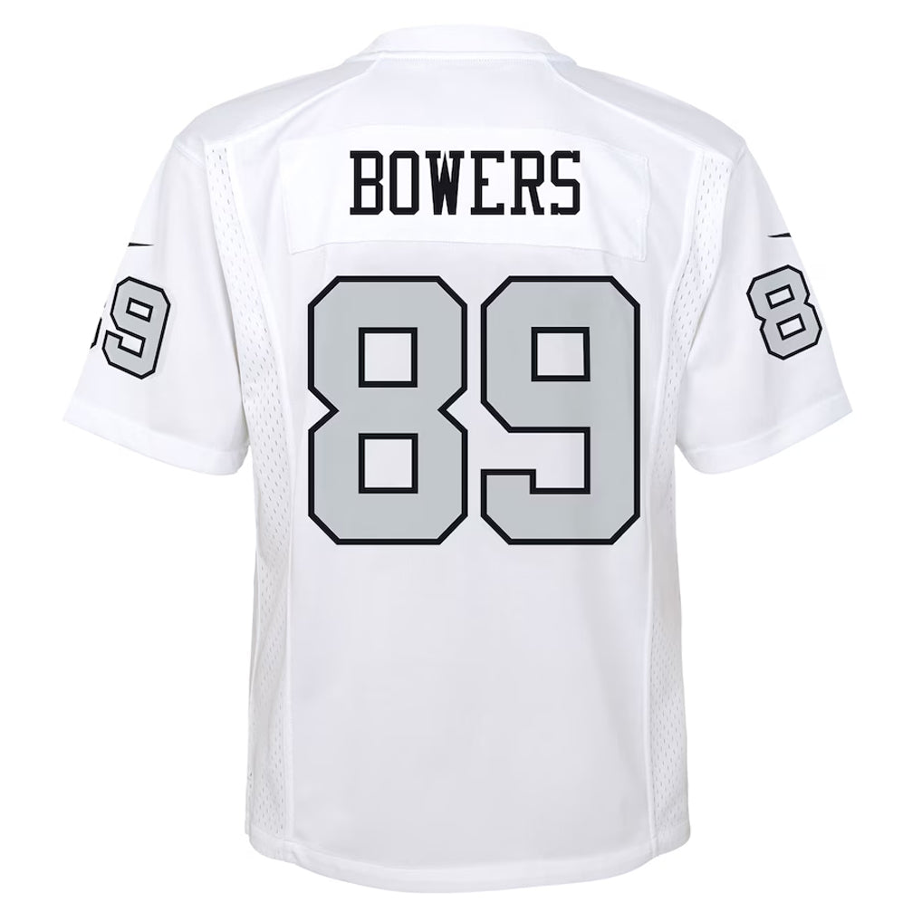 Ndoa LV.Raiders #89 Brock Bowers Player White Alternate Game Stitched Jerseys