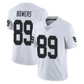 Ndoa LV.Raiders #89 Brock Bowers Player White Limited Vapor Untouchable Home Game Stitched Jerseys