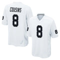 Ndoa LV.Raiders #8 Kirk Cousins Player White Home Game Stitched Jerseys