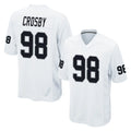 Ndoa LV.Raiders #98 Maxx Crosby Player White Home Game Stitched Jerseys